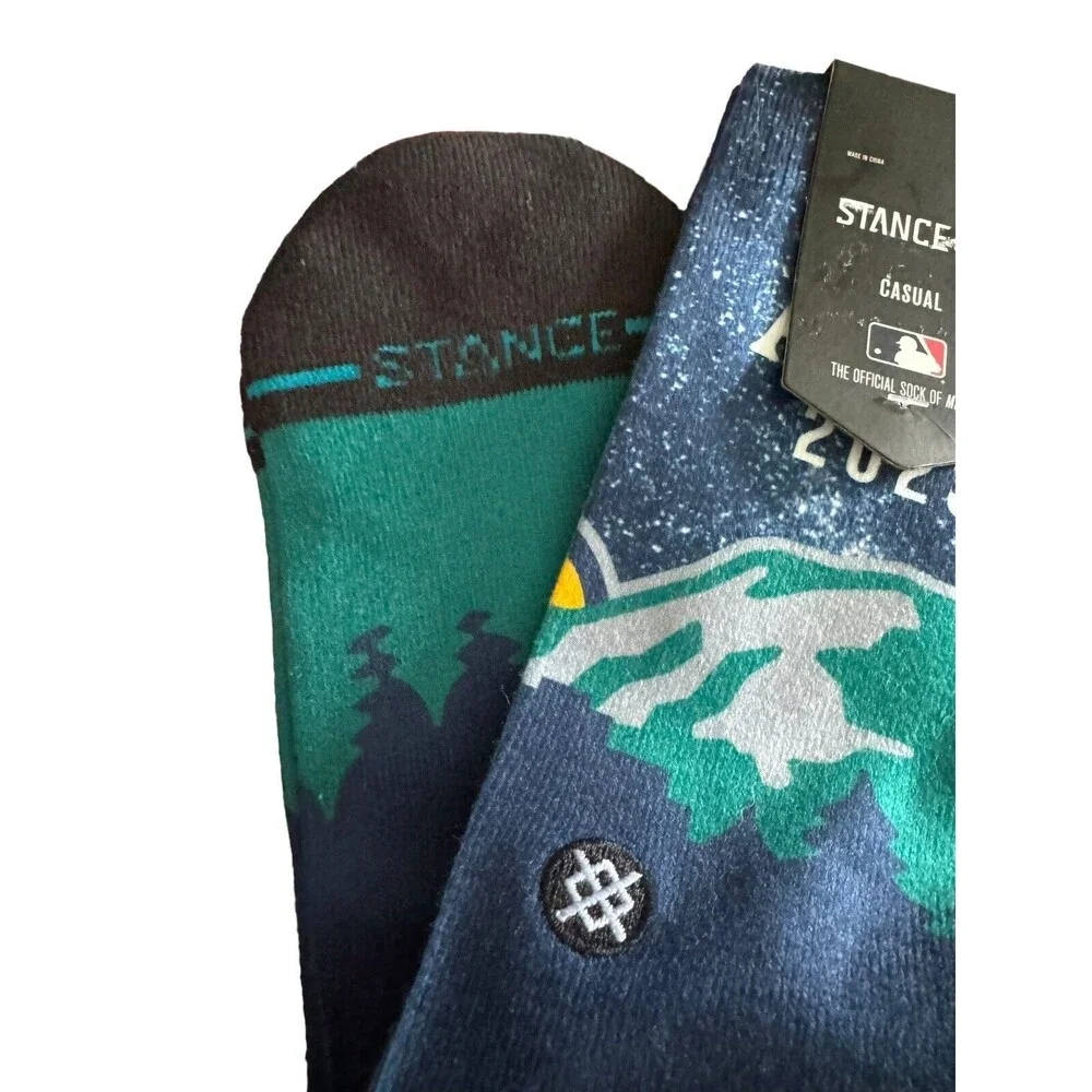 NWT Stance MLB 2023 All Star Game Home Run Derby Galaxy Crew‎ Socks L Navy